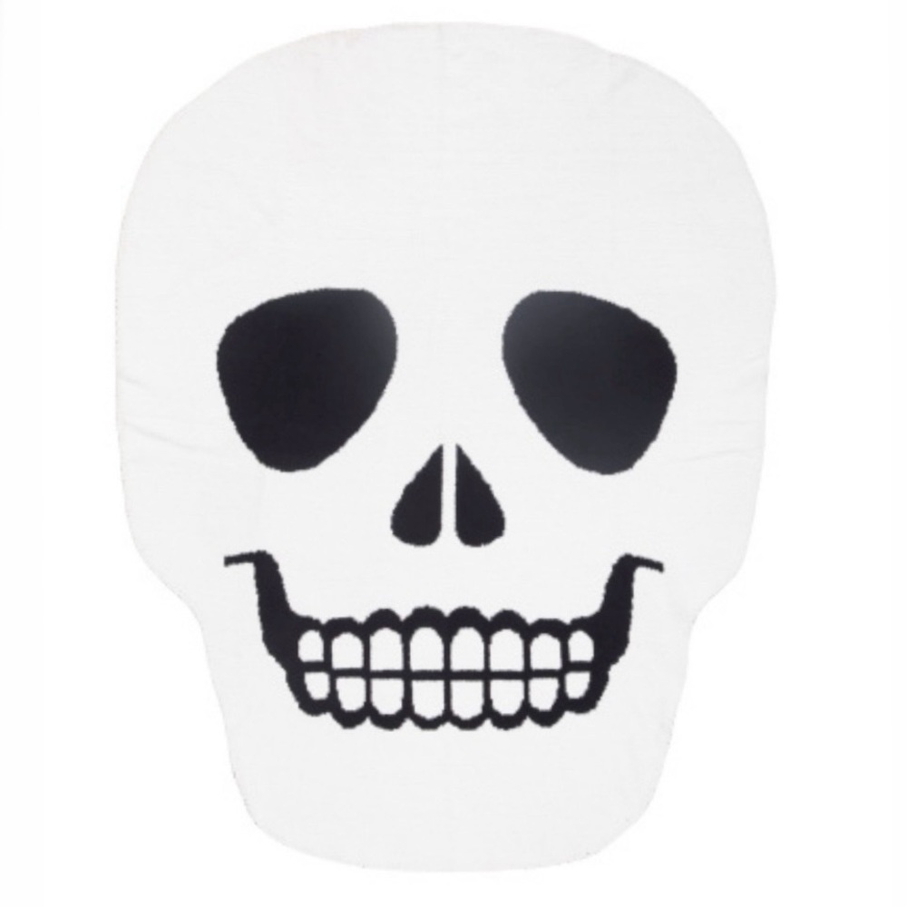 Skull Shaped Throw Blanket